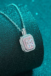 1 Carat Moissanite Geometric Pendant Chain Necklace - Sofia Valdelli