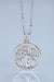 925 Sterling Silver Moissanite Tree Pendant Necklace - Sofia Valdelli