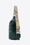 Adjustable Strap PU Leather Sling Bag - Sofia Valdelli