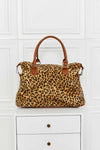 Animal Print Brushed Weekender Bag - Sofia Valdelli