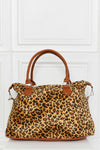 Animal Print Brushed Weekender Bag - Sofia Valdelli