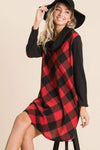 Buffalo Plaid Tartan Swing Dress - Sofia Valdelli
