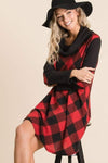 Buffalo Plaid Tartan Swing Dress - Sofia Valdelli