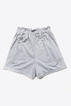 Buttoned Drawstring Waist Cuffed Shorts - Sofia Valdelli