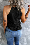 Curved Hem Grecian Tank Top - Sofia Valdelli