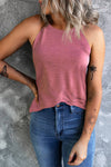 Curved Hem Grecian Tank Top - Sofia Valdelli
