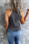 Curved Hem Grecian Tank Top - Sofia Valdelli