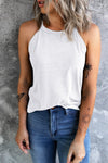 Curved Hem Grecian Tank Top - Sofia Valdelli