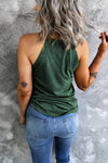 Curved Hem Grecian Tank Top - Sofia Valdelli