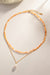 Double-Layered Freshwater Pearl Pendant Necklace - Sofia Valdelli