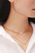 Double-Layered Freshwater Pearl Stainless Steel Necklace - Sofia Valdelli