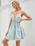 Frill Trim Allover Floral Print Sundress - Mini Dresses - Sofia Valdelli