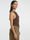 Halter Neck Ribbed Cropped Top - Sofia Valdelli