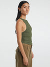 Halter Neck Ribbed Cropped Top - Sofia Valdelli