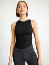 Halter Neck Ribbed Cropped Top - Sofia Valdelli