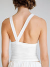 Halter Neck Ribbed Cropped Top - Sofia Valdelli