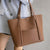 High Capacity Tote Shoulder Bag With Zipper Buckle - Totes - Sofia Valdelli