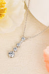 Keep You There Multi-Moissanite Pendant Necklace - Sofia Valdelli