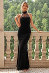 Lace Detail Sleeveless Maxi Dress - Sofia Valdelli