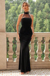 Lace Detail Sleeveless Maxi Dress - Sofia Valdelli