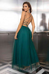 Lace-Up Backless Mesh Dress - Sofia Valdelli