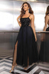 Lace-Up Backless Mesh Dress - Sofia Valdelli