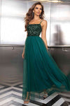 Lace-Up Backless Mesh Dress - Sofia Valdelli