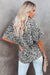Leopard Print Button Roll Up Sleeve Shirt - Blouses - Sofia Valdelli