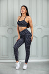 Leopard Sports Bra and Leggings Set - Sofia Valdelli