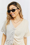 Oval Full Rim Sunglasses - Sofia Valdelli