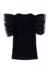 Polka Dot Flutter Sleeve Top - Sofia Valdelli