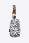 Printed PU Leather Sling Bag - Sofia Valdelli