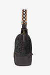 Printed PU Leather Sling Bag - Sofia Valdelli