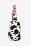 Printed PU Leather Sling Bag - Sofia Valdelli