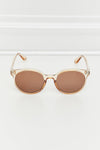 Round Full Rim Polycarbonate Frame Sunglasses - Sofia Valdelli