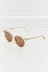 Round Full Rim Polycarbonate Frame Sunglasses - Sofia Valdelli