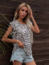 Round Neck Butterfly Sleeve Top - Sofia Valdelli