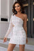 Sequin Cutout One-Shoulder Dress - Sofia Valdelli