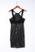 Sequin Fringe Detail Sleeveless Dress - Sofia Valdelli