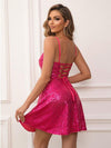 Sequin Tie Back Cami Dress - Sofia Valdelli