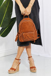 SHOMICO Certainly Chic Faux Leather Woven Backpack - Sofia Valdelli