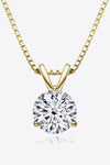 Show Off 1 Carat Moissanite Pendant Necklace - Sofia Valdelli