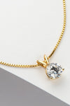 Show Off 1 Carat Moissanite Pendant Necklace - Sofia Valdelli