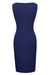 Sleeveless Buttoned Mini Dress - Sofia Valdelli