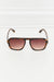 Tortoiseshell Square Polycarbonate Frame Sunglasses - Sofia Valdelli