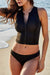 Zip Front Split Swimsuit - Sofia Valdelli